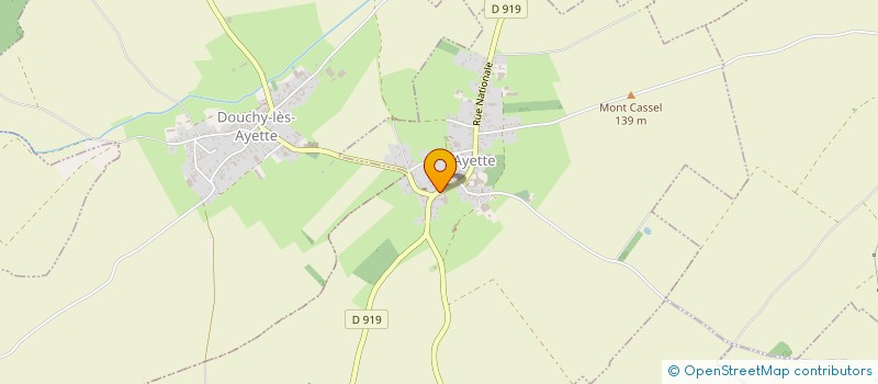 localisation de l'entreprise MONSIEUR ERWAN PRONIER  AYETTE