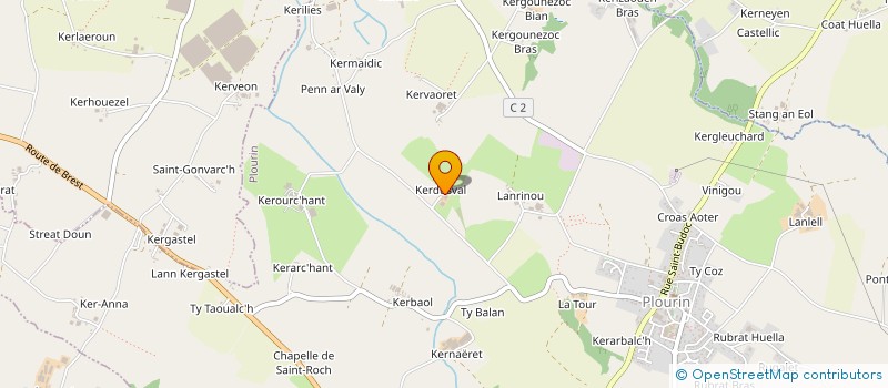 localisation de l'entreprise MONSIEUR ERWAN PRONOST  PLOURIN