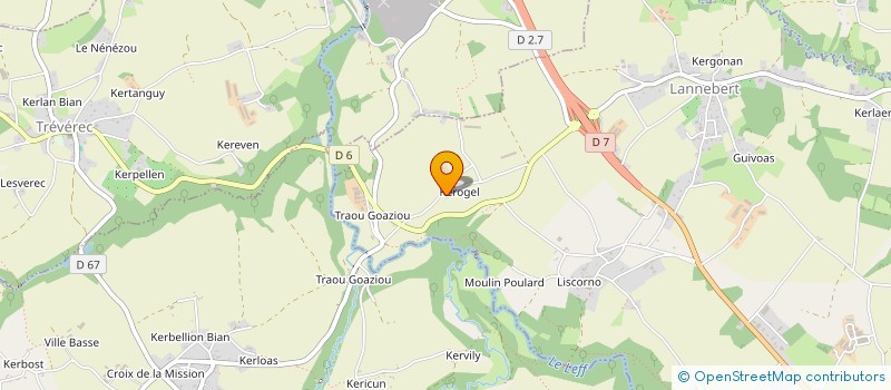 localisation de l'entreprise MONSIEUR ERWAN PUILLANDRE  LANNEBERT