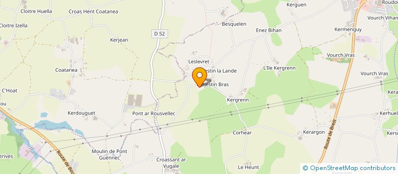 localisation de l'entreprise MONSIEUR ERWAN QUEMENEUR à PLABENNEC