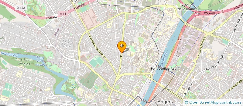 localisation de l'entreprise MONSIEUR ERWAN QUERVAL à ANGERS