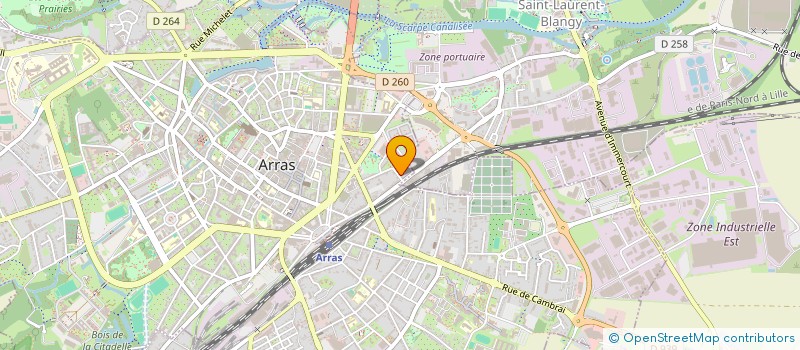 localisation de l'entreprise MONSIEUR ERWAN QUILLIEN à ARRAS