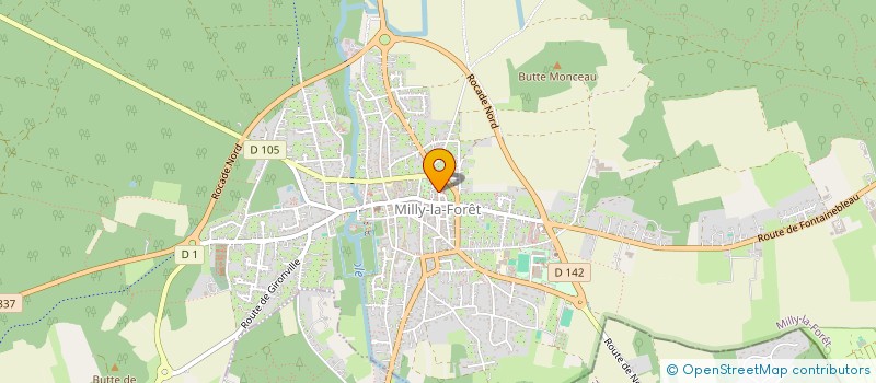 localisation de l'entreprise MONSIEUR ERWAN QUINTO  MILLY-LA-FORET