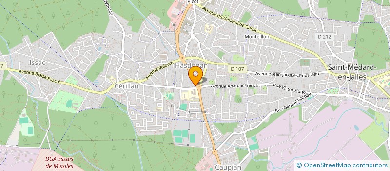 localisation de l'entreprise MONSIEUR ERWAN RAVE  SAINT-MEDARD-EN-JALLES