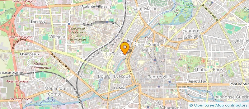 localisation de l'entreprise MONSIEUR ERWAN RAY  RENNES