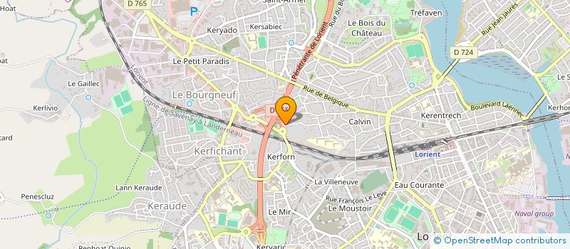 localisation de l'entreprise MONSIEUR ERWAN REMOT à LORIENT