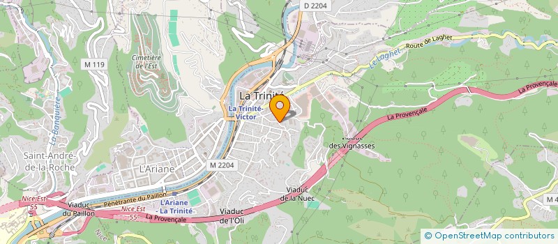 localisation de l'entreprise MONSIEUR ERWAN RIVIER à LA TRINITE