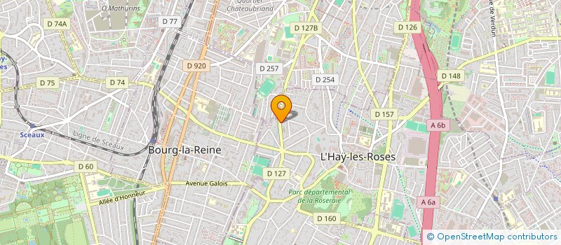 localisation de l'entreprise MONSIEUR ERWAN RIVOALLAN  L'HAY-LES-ROSES