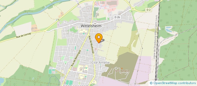 localisation de l'entreprise MONSIEUR ERWAN ROCFORT  WITTELSHEIM