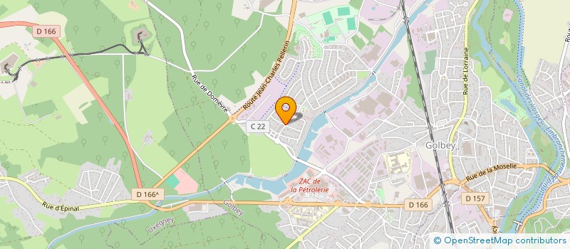 localisation de l'entreprise MONSIEUR ERWAN RODRIGUES  GOLBEY