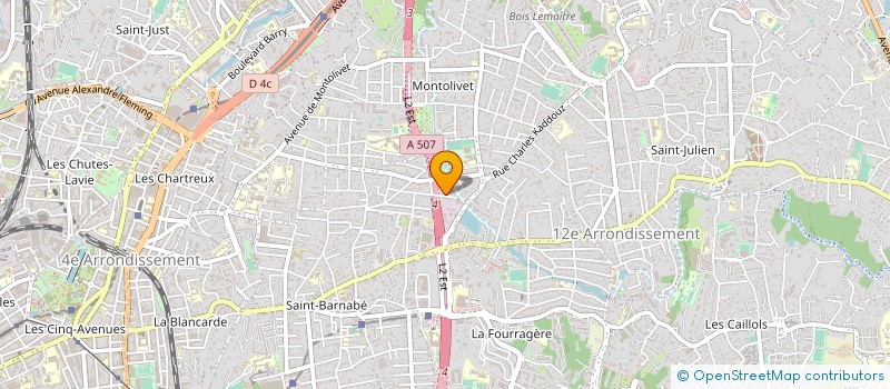 localisation de l'entreprise MONSIEUR ERWAN ROGER ROLAND CLERC à MARSEILLE