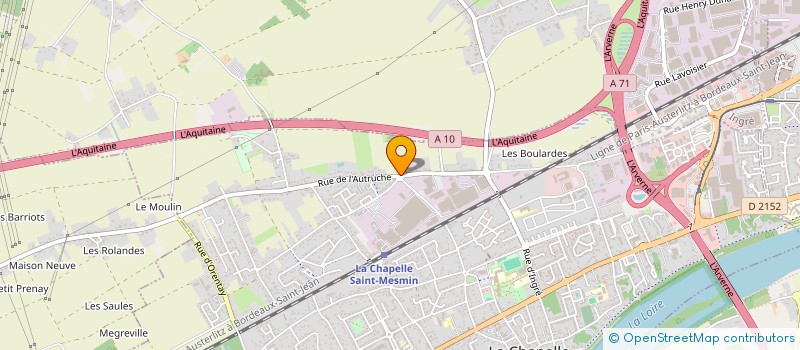 localisation de l'entreprise MONSIEUR ERWAN ROUDOT à LA CHAPELLE-SAINT-MESMIN