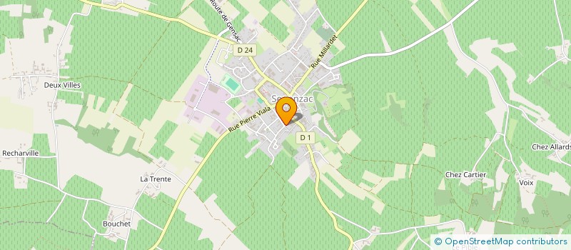 localisation de l'entreprise MONSIEUR ERWAN ROUSSEAU à SEGONZAC