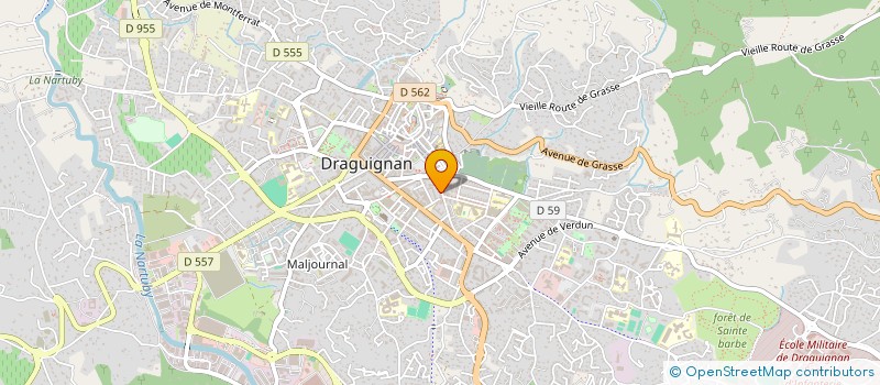 localisation de l'entreprise MONSIEUR ERWAN ROYBON  DRAGUIGNAN