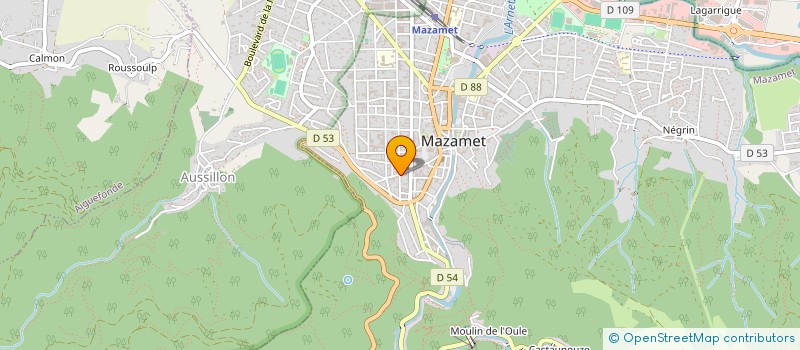 localisation de l'entreprise MONSIEUR ERWAN SALLES  MAZAMET