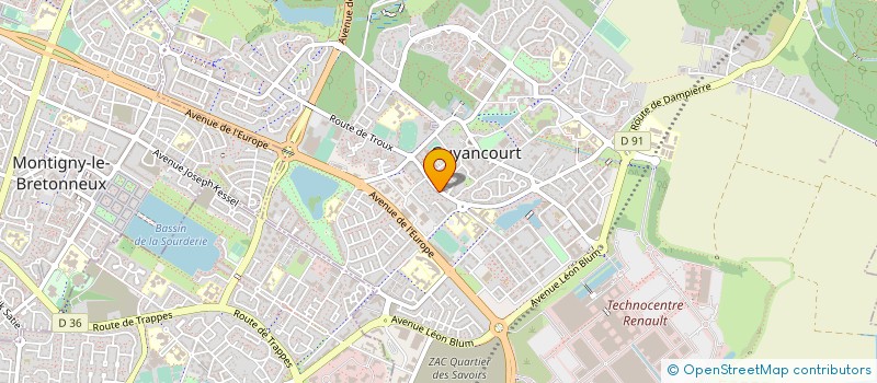 localisation de l'entreprise MONSIEUR ERWAN SERGEANT  GUYANCOURT