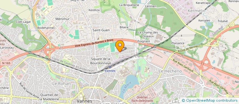 localisation de l'entreprise MONSIEUR ERWAN SEURE à VANNES