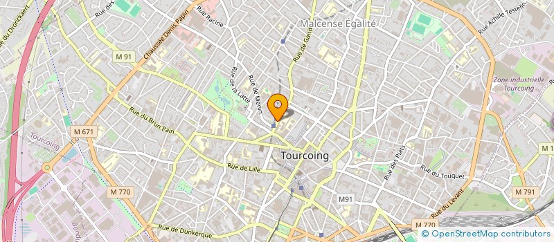 localisation de l'entreprise MONSIEUR ERWAN SIBIRIL  TOURCOING