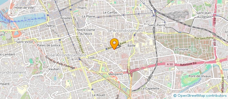 localisation de l'entreprise MONSIEUR ERWAN SIMON-LORIERE à MARSEILLE