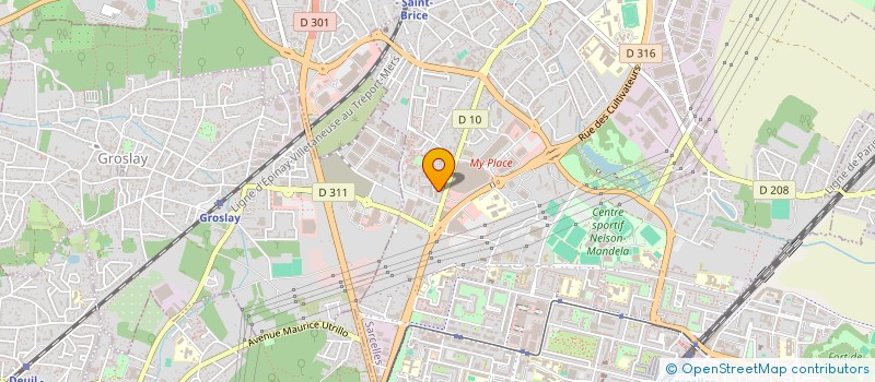 localisation de l'entreprise MONSIEUR ERWAN SYLLA  SARCELLES