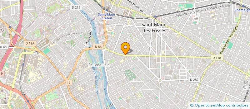 localisation de l'entreprise MONSIEUR ERWAN TEIGA à SAINT-MAUR-DES-FOSSES