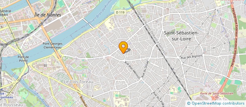 localisation de l'entreprise MONSIEUR ERWAN TEILLANT  SAINT-SEBASTIEN-SUR-LOIRE