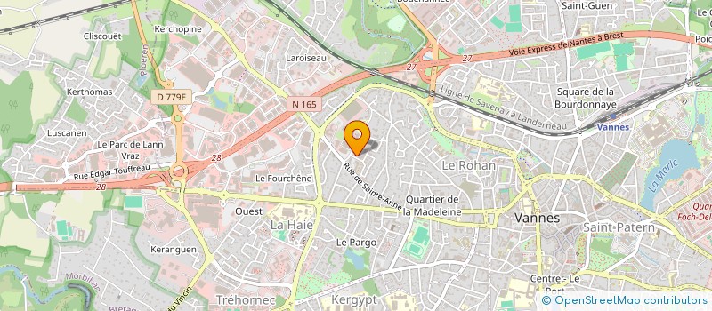 localisation de l'entreprise MONSIEUR ERWAN TETARD à VANNES