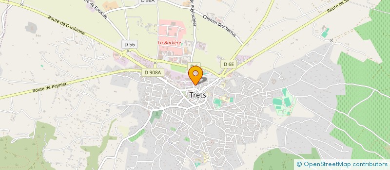 localisation de l'entreprise MONSIEUR ERWAN THOMASSIN à TRETS