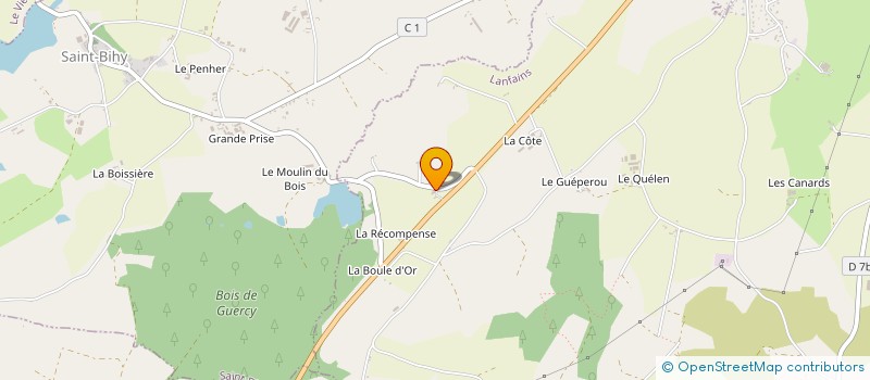 localisation de l'entreprise MONSIEUR ERWAN TREVISSON à QUINTIN