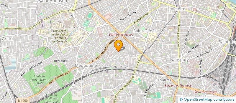 localisation de l'entreprise MONSIEUR ERWAN WEBER  TALENCE