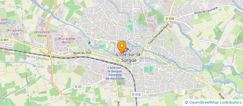 localisation de l'entreprise MONSIEUR ERWAN WLOTZKA  L ISLE SUR LA SORGUE