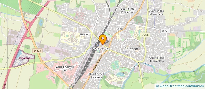 localisation de l'entreprise MONSIEUR ERWAN ZEO à SELESTAT