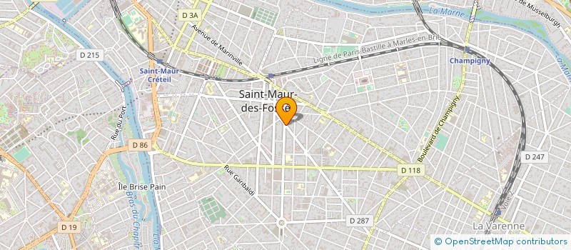 localisation de l'entreprise MONSIEUR ERWAN ZIDI  SAINT-MAUR-DES-FOSSES
