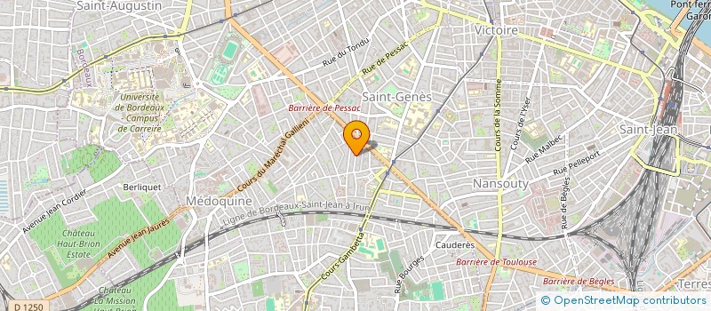 localisation de l'entreprise MONSIEUR ERWANE ELIE  TALENCE