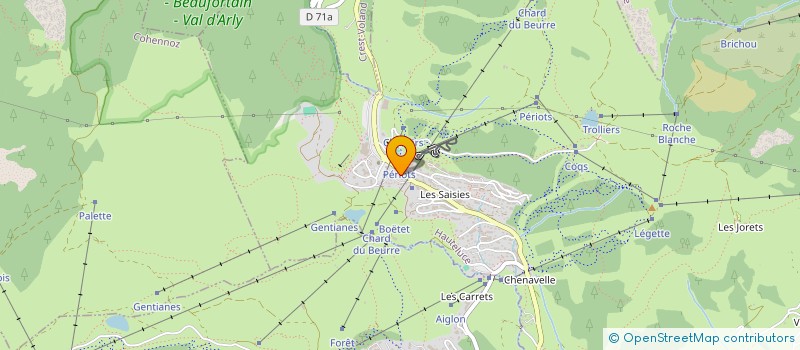 localisation de l'entreprise MONSIEUR ERWANN BASTIDE  HAUTELUCE