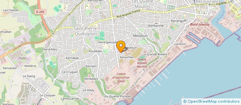 localisation de l'entreprise MONSIEUR ERWANN BESTARD à BREST