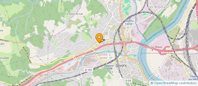 localisation de l'entreprise MONSIEUR ERWANN BOUKHORS à GIVORS