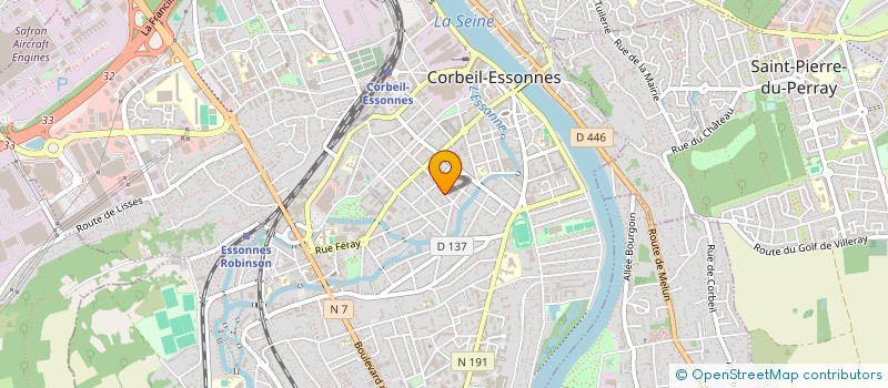 localisation de l'entreprise MONSIEUR ERWANN BOUMBA à CORBEIL-ESSONNES