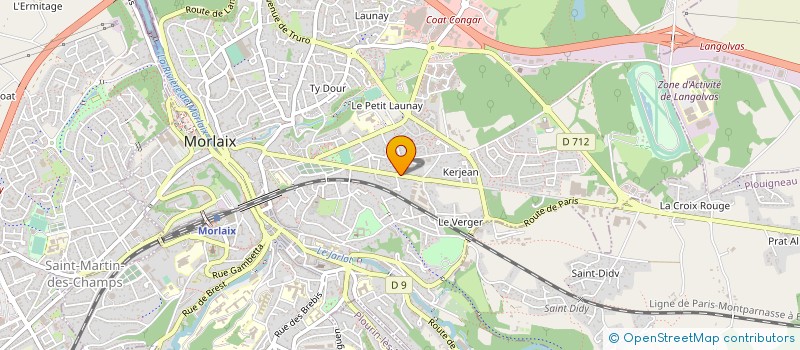 localisation de l'entreprise MONSIEUR ERWANN CANTE à MORLAIX