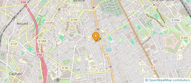 localisation de l'entreprise MONSIEUR ERWANN CARDIEC à VILLEJUIF