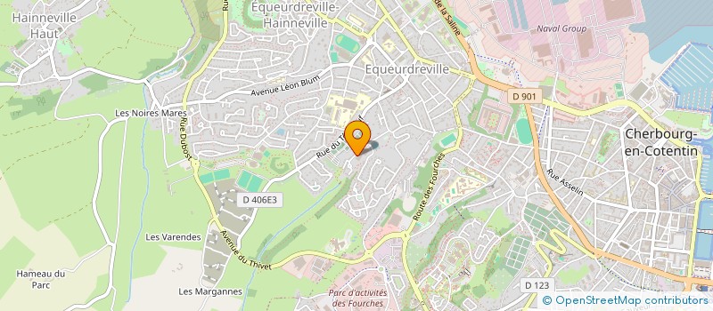 localisation de l'entreprise MONSIEUR ERWANN CHAUVIN  CHERBOURG-EN-COTENTIN