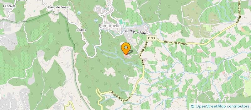 localisation de l'entreprise MONSIEUR ERWANN CHOJNACKI  RAMATUELLE