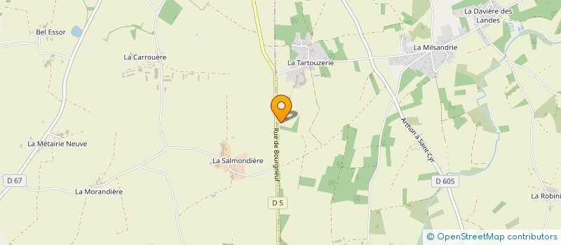 localisation de l'entreprise MONSIEUR ERWANN COMBAUD-SOUFFEZ  SAINT-HILAIRE-DE-CHALEONS