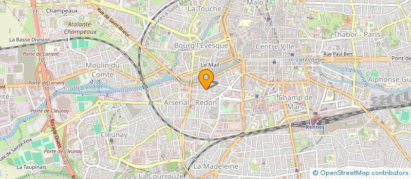 localisation de l'entreprise MONSIEUR ERWANN COUGOULAT  RENNES