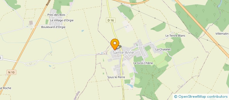 localisation de l'entreprise MONSIEUR ERWANN DE FROISSARD DE BROISSIA  SAINTE-ANNE