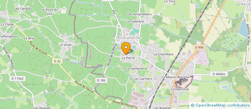 localisation de l'entreprise MONSIEUR ERWANN DESCOMBES à ROMANECHE-THORINS