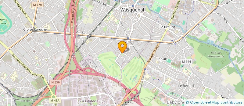 localisation de l'entreprise MONSIEUR ERWANN DUFOREAU  WASQUEHAL