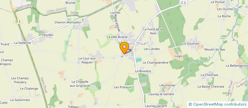 localisation de l'entreprise MONSIEUR ERWANN GAULTIER  SAINT-THUAL