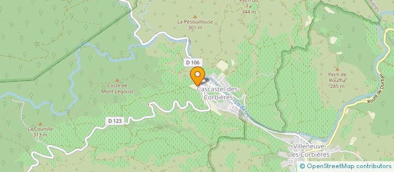 localisation de l'entreprise MONSIEUR ERWANN GAUTIER  CASCASTEL-DES-CORBIERES