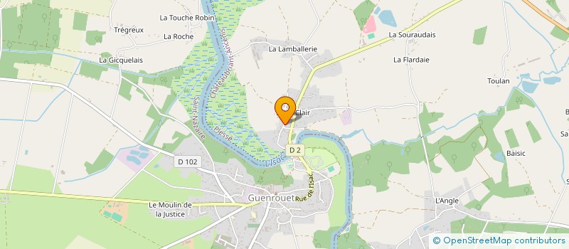 localisation de l'entreprise MONSIEUR ERWANN JEGO  PLESSE